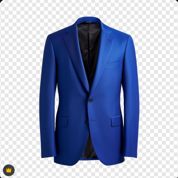 Blue Wedding Suit, 2 Pieces, Semi-New